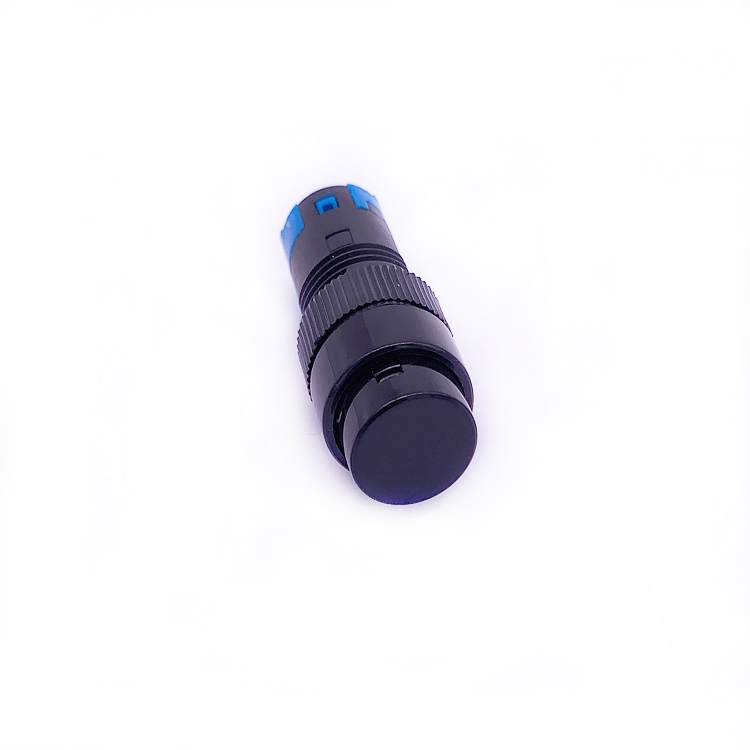 12mm 3 pin push button switch illuminated latching push button switch black push button switch