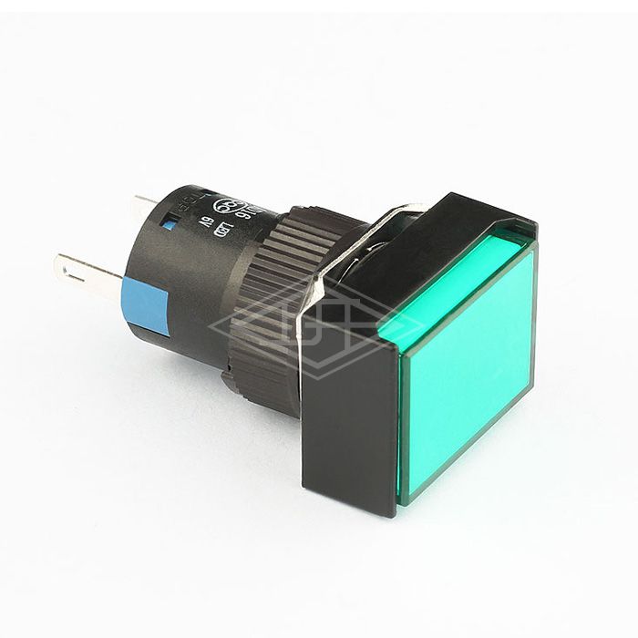 High quality 2pins 220v led rectangle green indicator