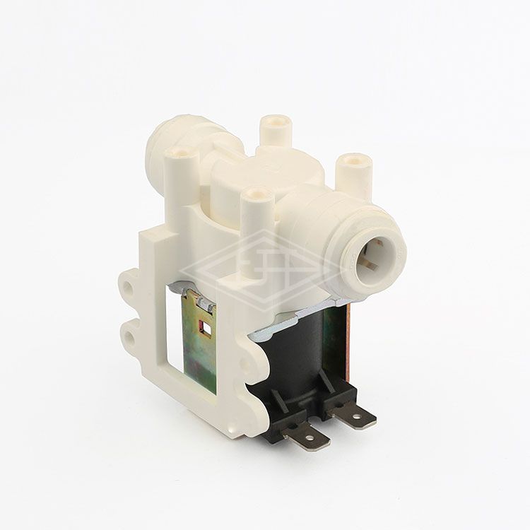 Factory supply 24vdc 3/8 inch quick connect normally closed inlet water solenoid valve