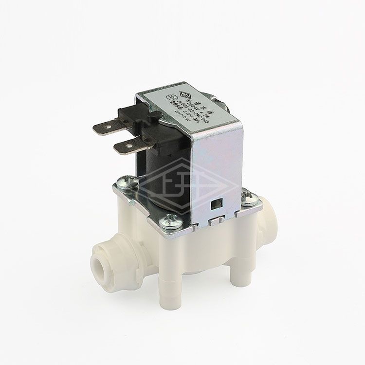 Normally closed 1/4 inch plastic water solenoid valve for water purifier