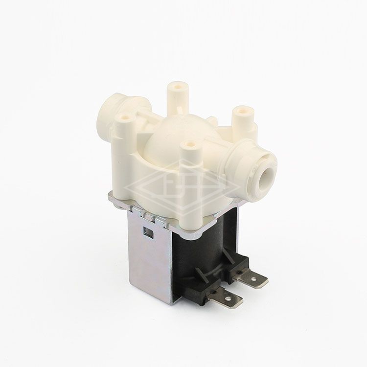 Normally closed 1/4 inch plastic water solenoid valve for water purifier