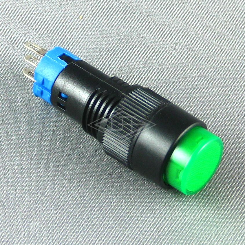 AD10 5 pins square push button switch with indicator light