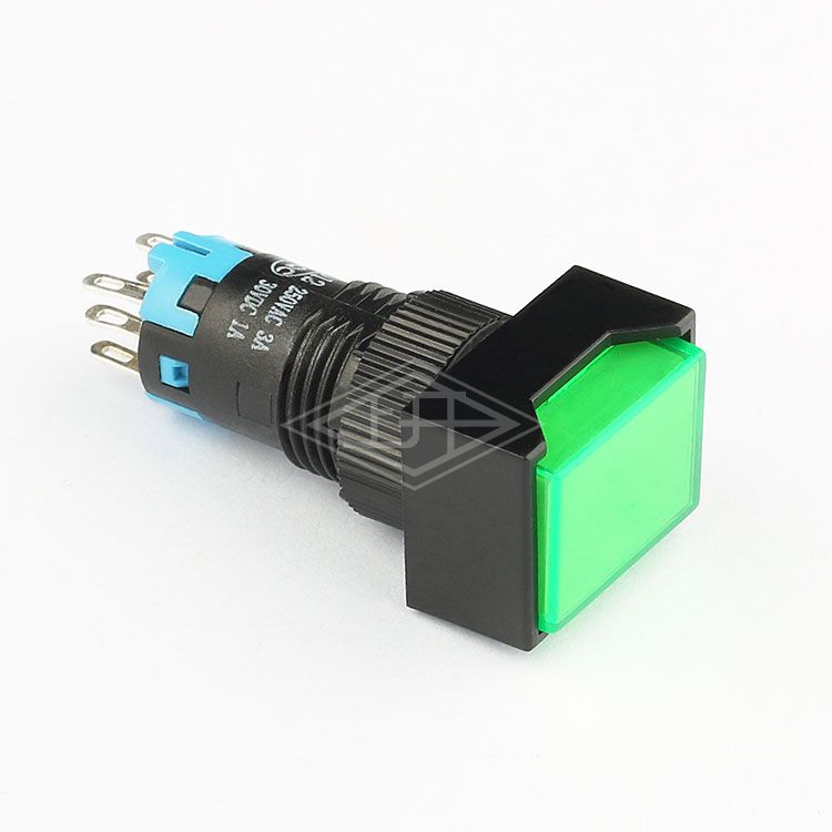 12mm led lighted panel mount electrical push button switch