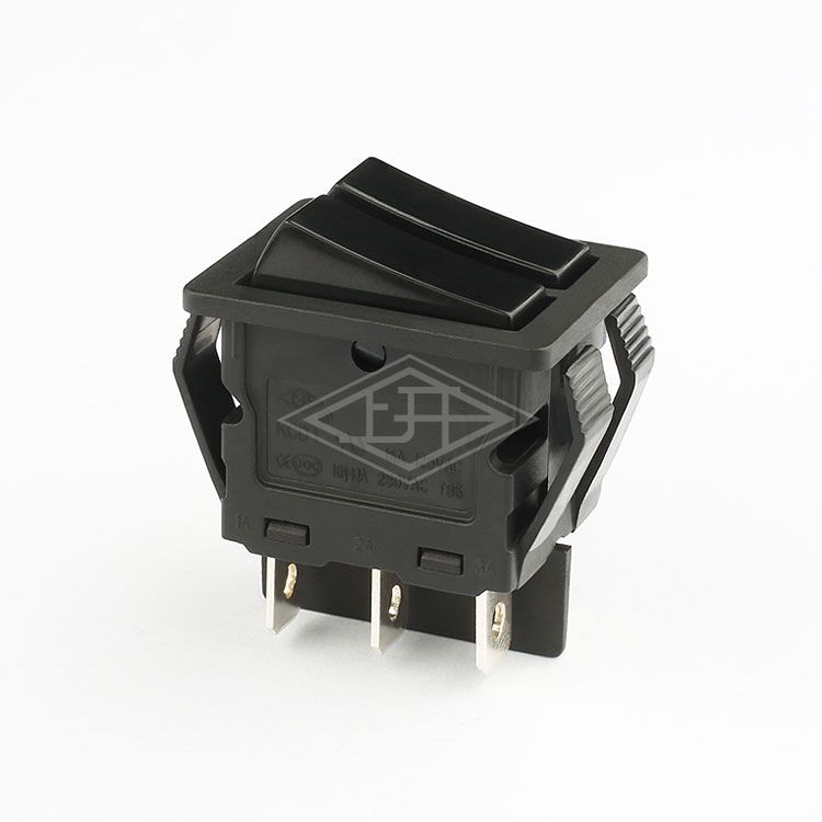 KCD1  6 pins DP-DT rocker switch