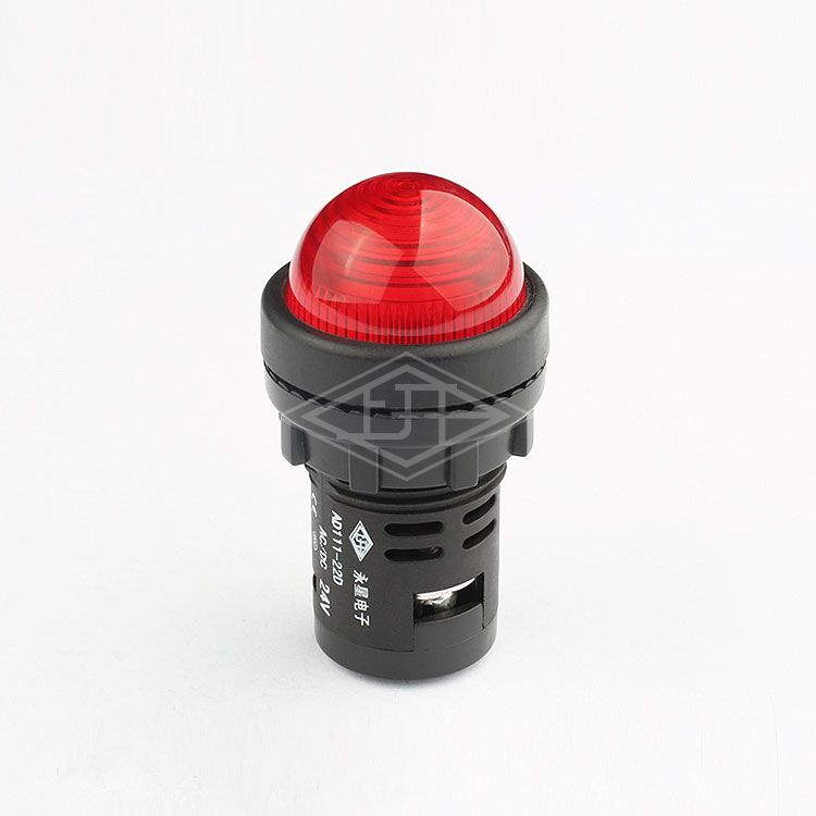 red 22mm 24vdc illuminating or flashy led indicator light pilot lamp