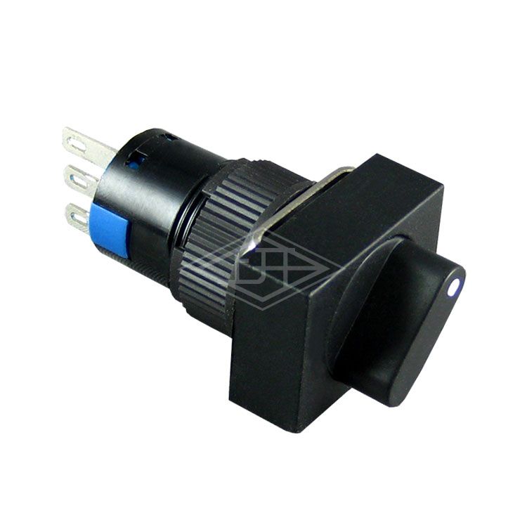 factory price 3 pin 3a 250v 16mm 2 position 3 way selector rotary switches