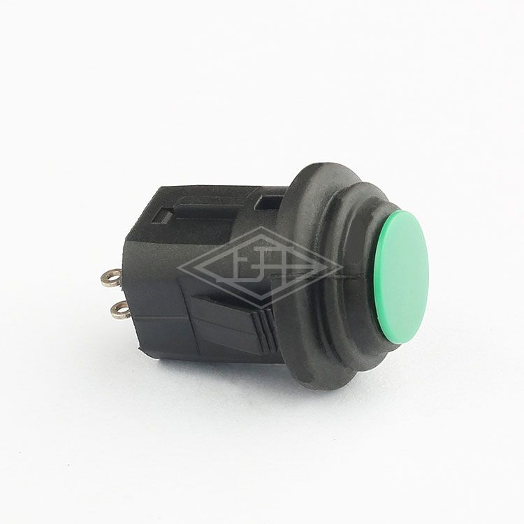 round 14mm push button switch waterproof 2 pin sp 3A 250V AC switch push button self locking push button switch for baby strollers