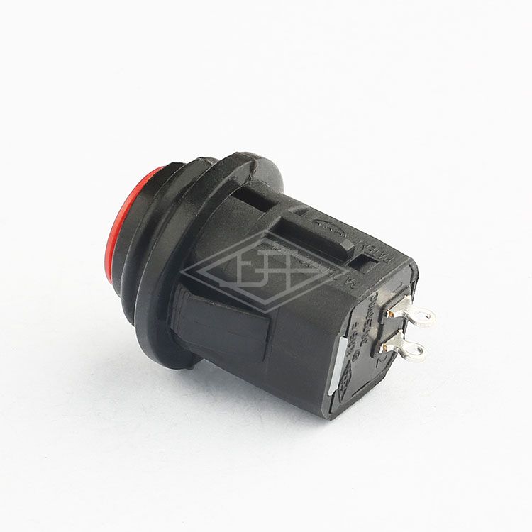 round 16mm pushbutton switch waterproof sp 2 pin 3A 250V AC switch push button momentary push button switch for baby strollers