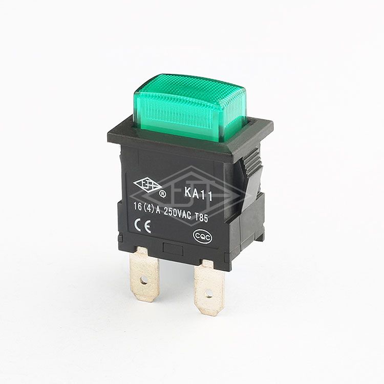 momentary push button switch 2 pin 16A 250V AC T85 switch rectangle pushbutton mechanical pushbutton switch