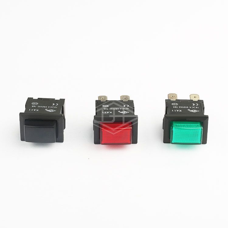 momentary push button switch 2 pin 16A 250V AC T85 switch rectangle pushbutton mechanical pushbutton switch