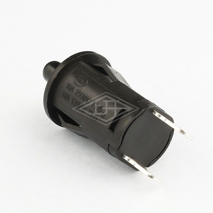 black normal on push button switch 2pin 16a 125v 10a 250v t125 pushbutton switch mechanical switch push button