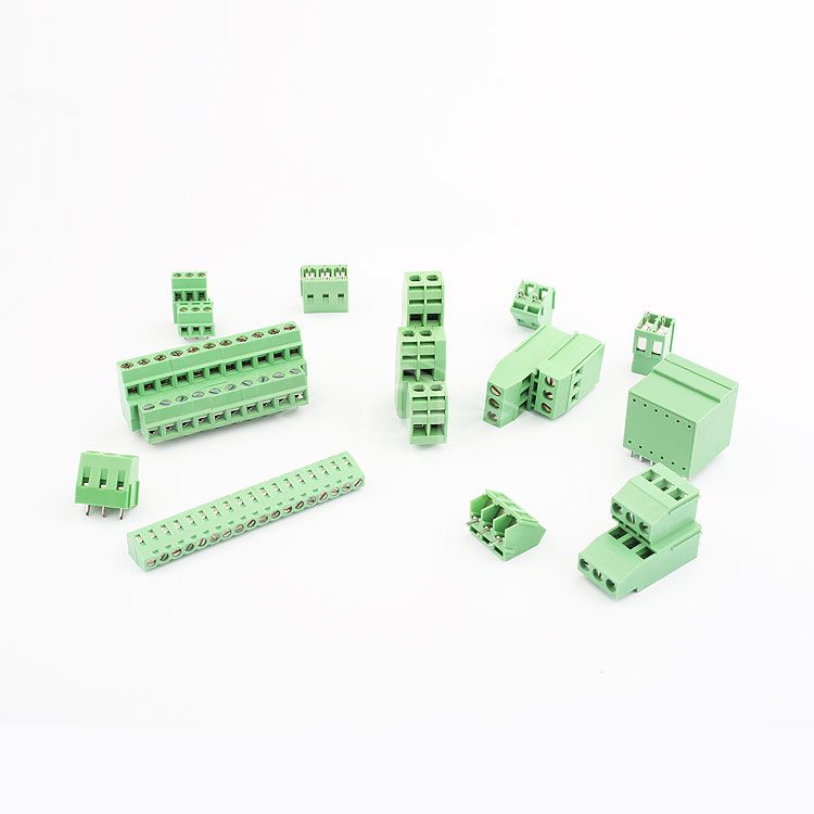 YB series screw terminal block 5mm 5.08mm plastic terminal connector