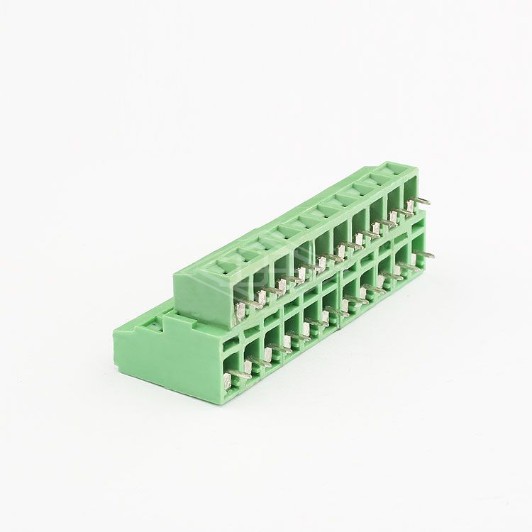 5.08mm wire connector  terminal block 12 pole screwless terminal block