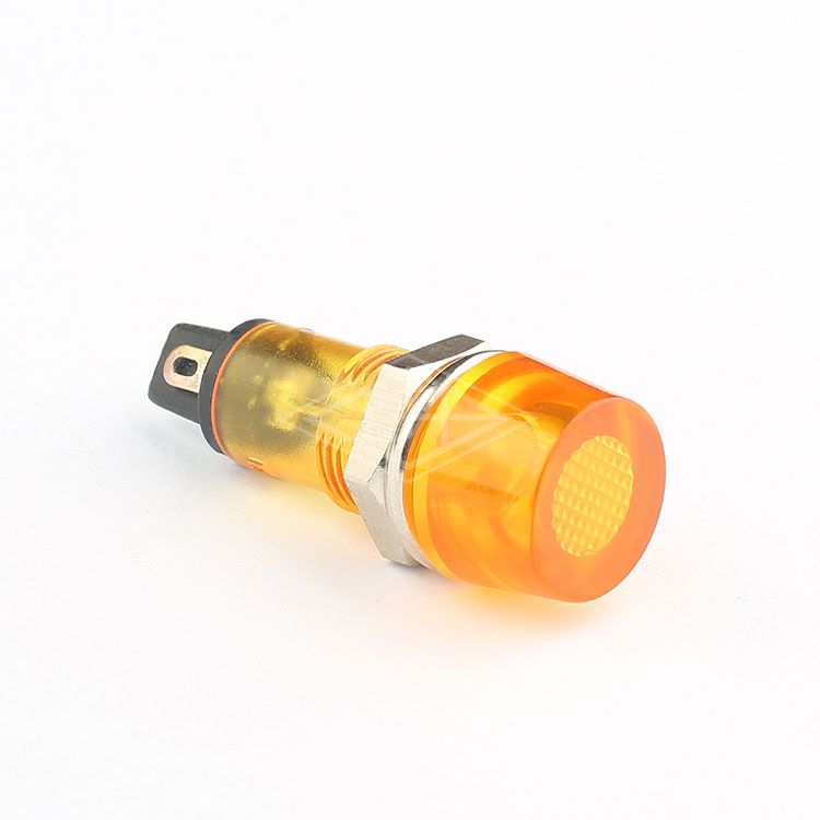 yellow round 10mm mini led indicator light 12v 24v