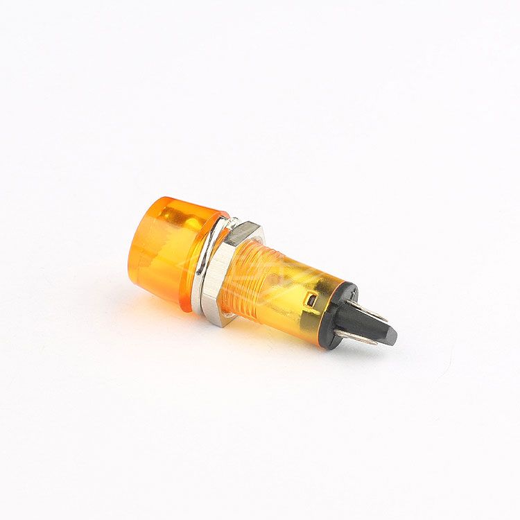 yellow round 10mm mini led indicator light 12v 24v