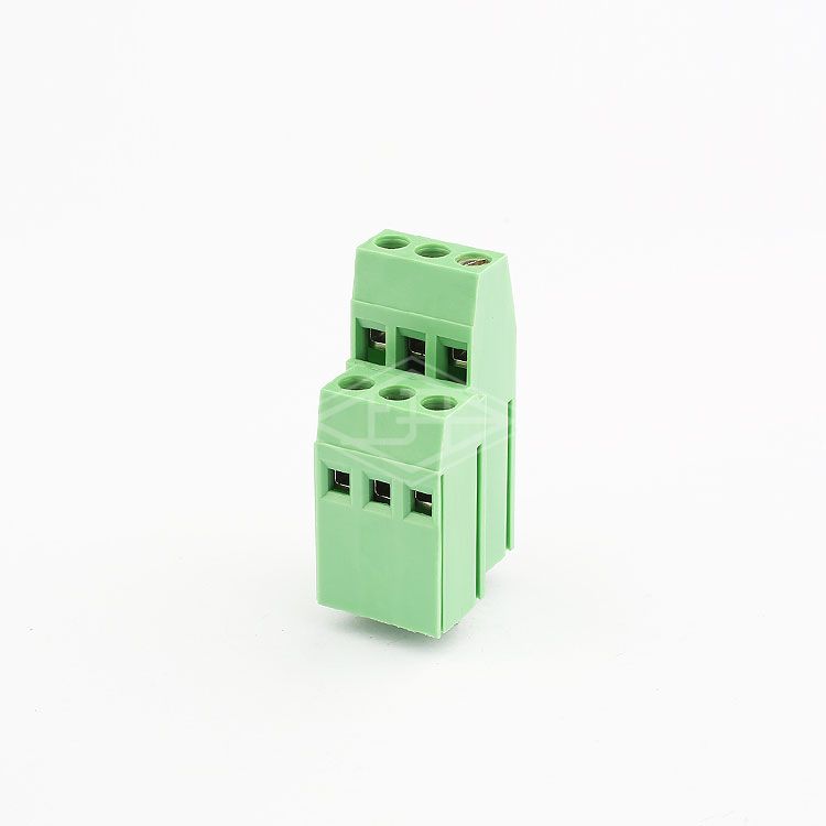 YB pin connectors square pluggable 5.08 pcb terminal block
