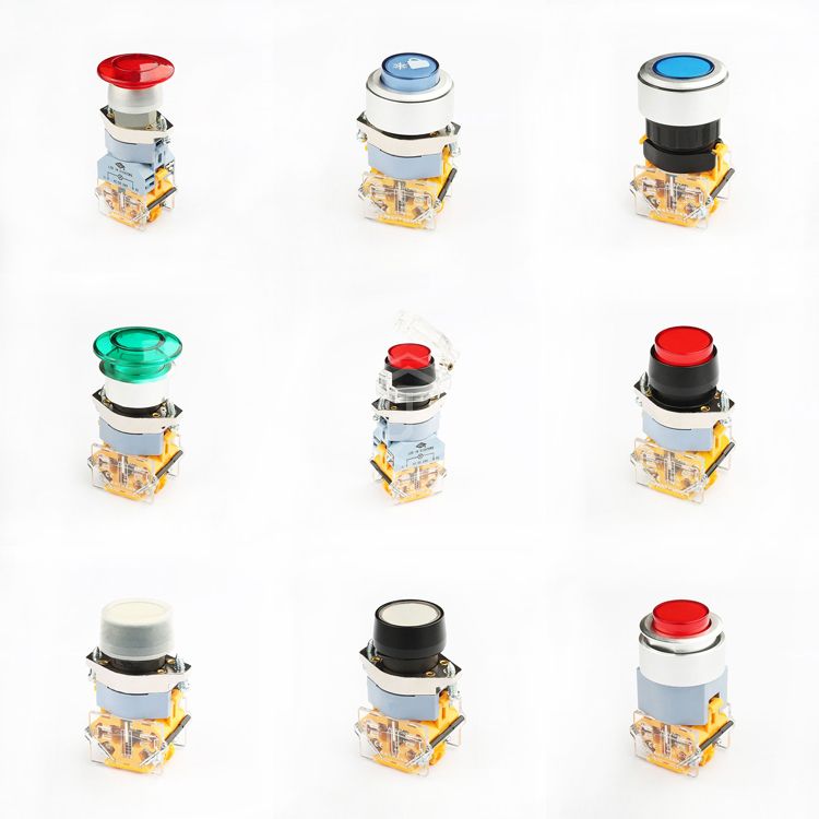 22mm push button switch momentary led light push button switch illuminated switch mushroom push button