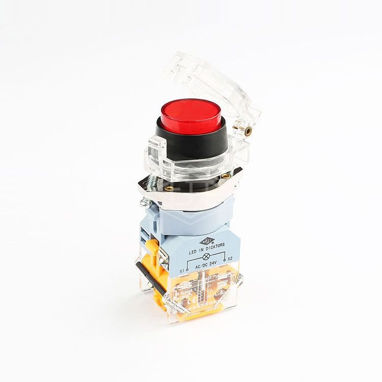 22mm momentary illuminated led light push button switch