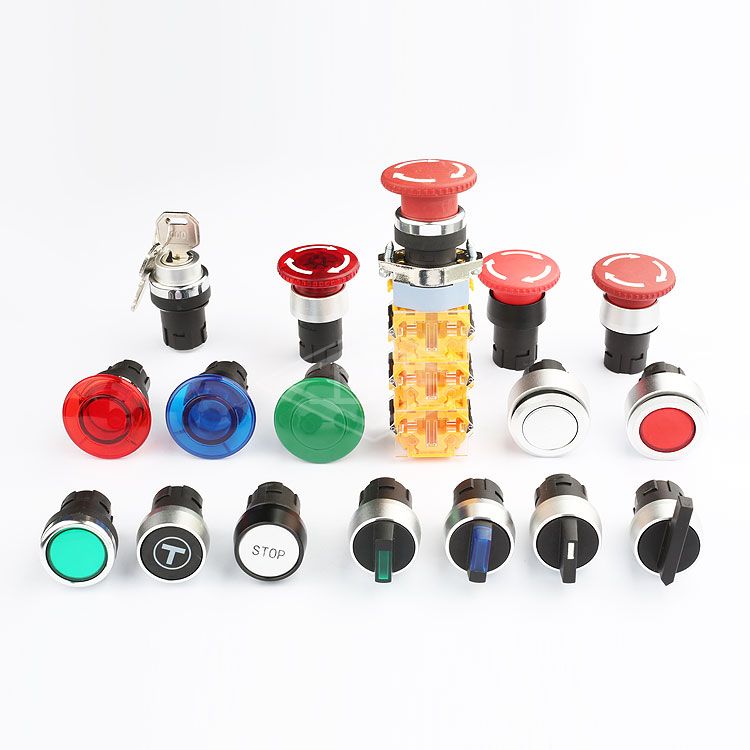 22mm momentary 10a 660vac switch push button