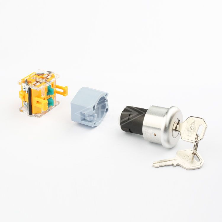 22mm 2 positions self locking keylock switch