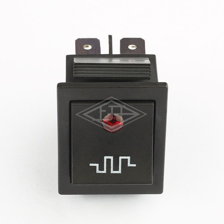 KCD2 4pins DPST red luminous point rocker switch