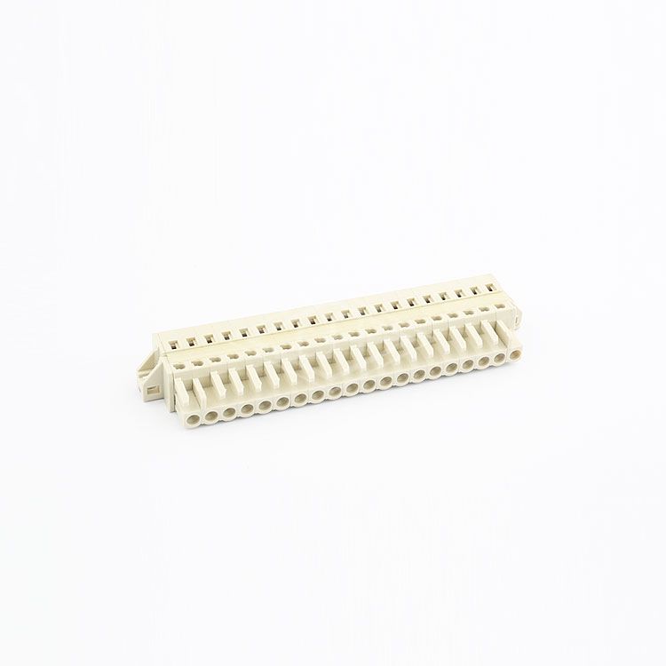 YC white  PCB pluggable 12 pin plastic terminal block