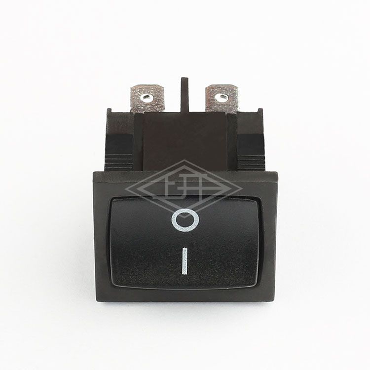 KCD5 DP-ST 4 pins on off  momentary black Rocker Switch