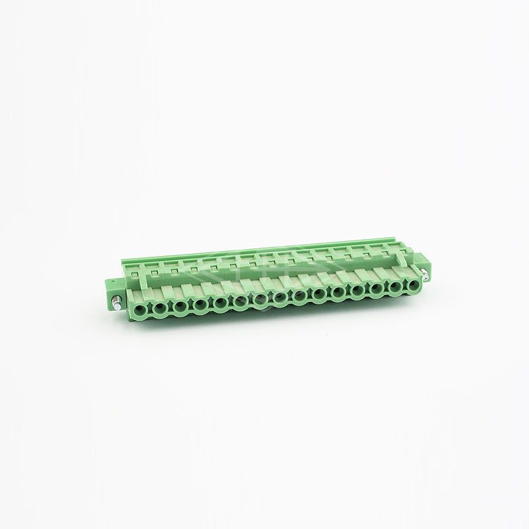 pcb types 7 pin male female ac dc plug in 3.81mm terminal block