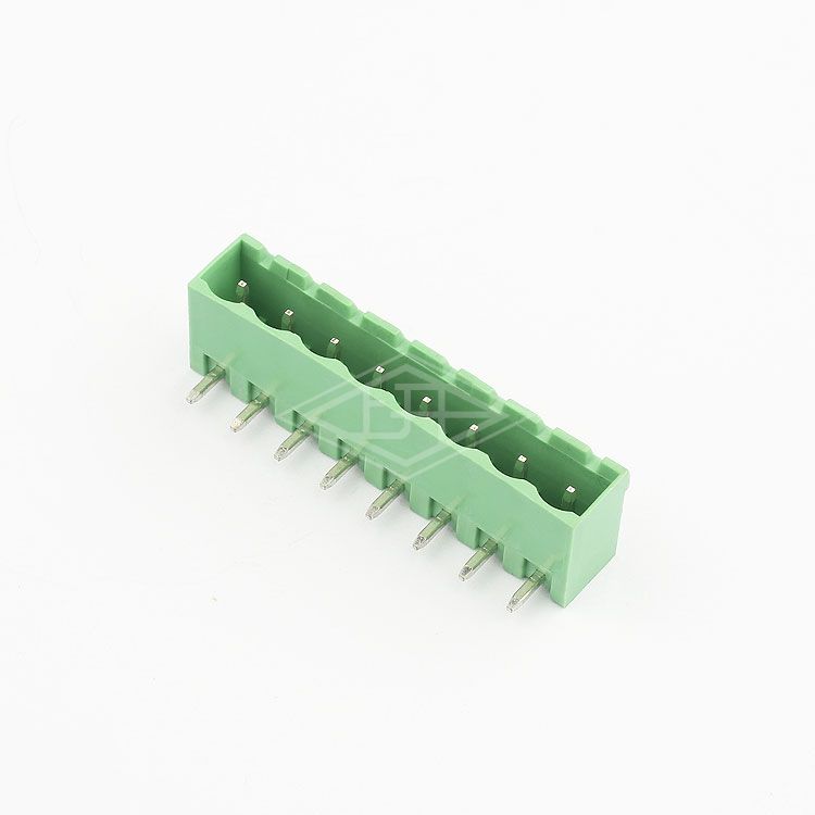 YE 5mm  5.08 pa66 8 pin female pole terminal  connector block