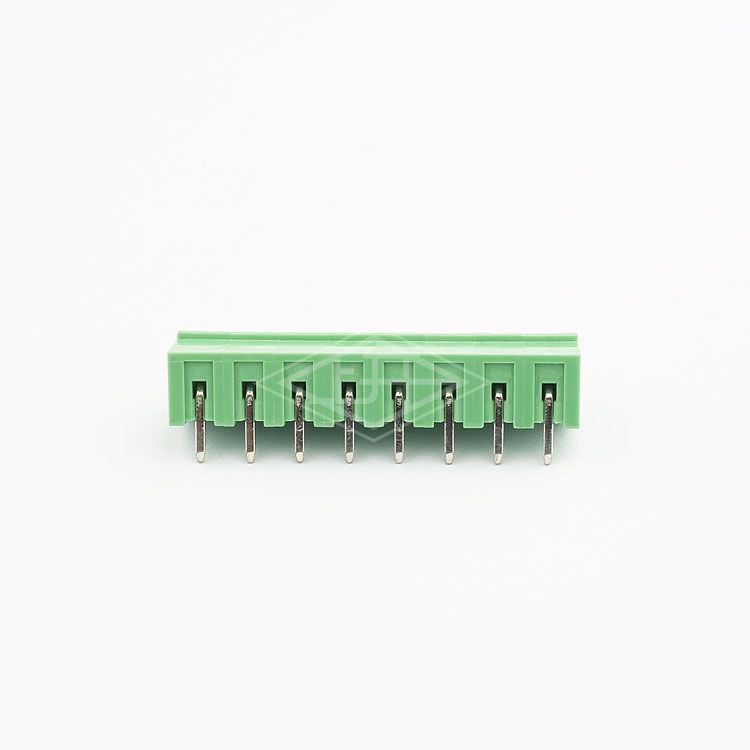 YE 5mm  5.08 pa66 8 pin female pole terminal  connector block