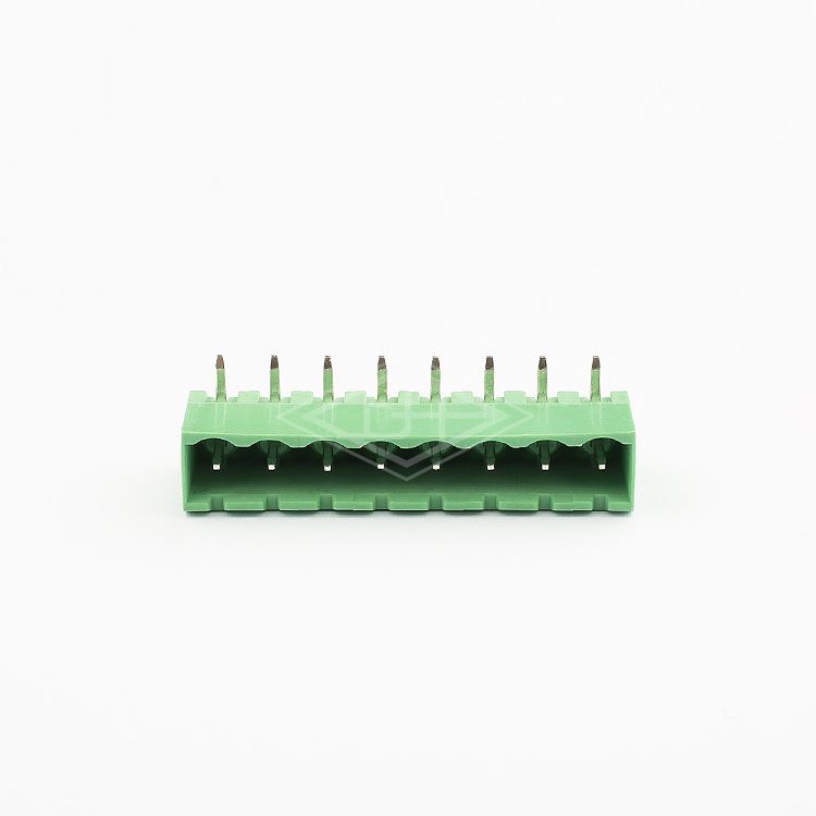 YE 5mm  5.08 pa66 8 pin female pole terminal  connector block