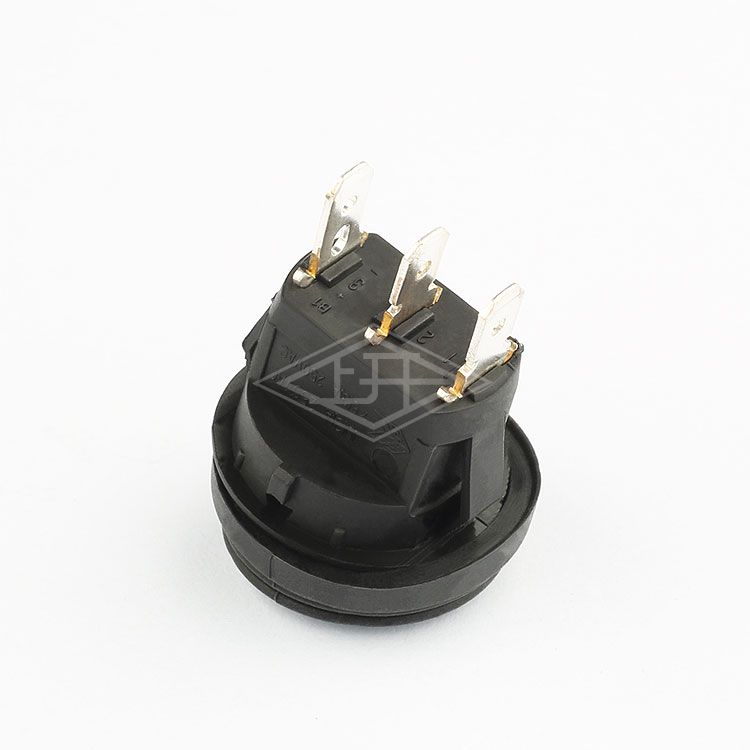 KCD8 3 pins waterproof on off  blue illuminated rocker switch