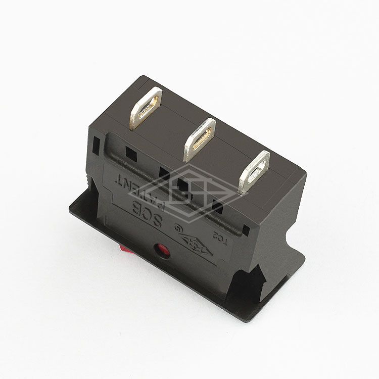 SCB on off illuminated overload circuit breaker rocker switch
