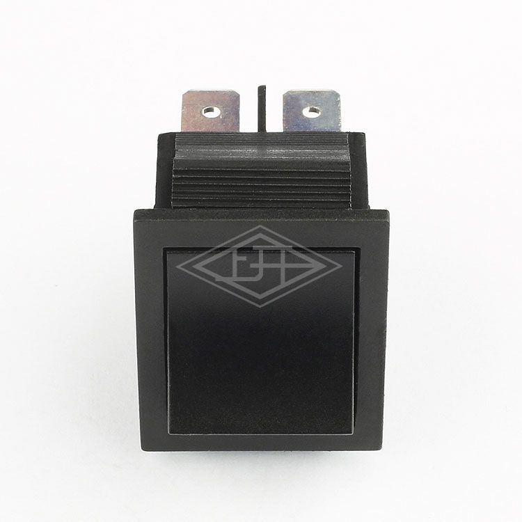 KCD2 black DPTT on off on momentary rocker switch