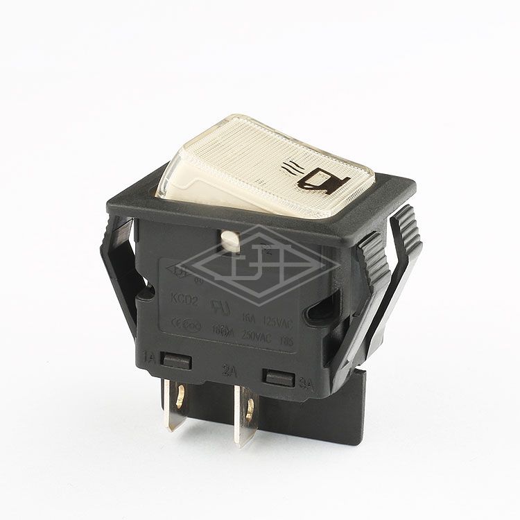 KCD2 DPST 4 pins illuminated waterproof rocker switch