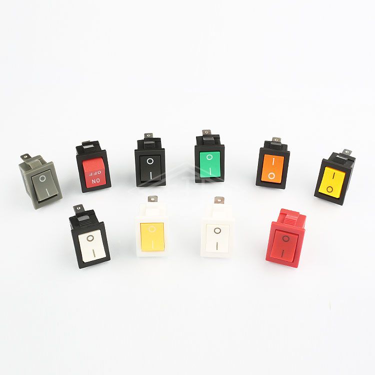 KCD3 CE UL 2Pin Mini Plastic Waterproof Cover Rocker Switch