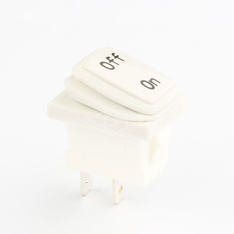 KCD3 IP65 White Arc-shaped with shied Sealed Waterproof Rocker Switch