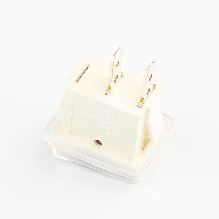 KCD3 T85 T105 hy12 Arc-shaped 2Pin Yellow Mini On-Off Rocker Switch