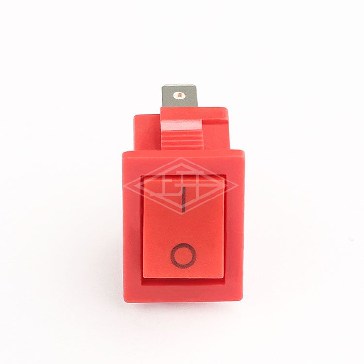 KCD3 T105 Red Single pole Plastic 2 Pin Mini Rocker Switch